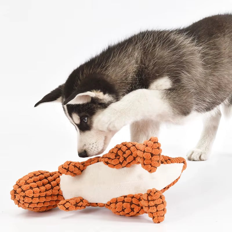 Pets Dog Chew Stuffed Funny Dinosaur Shape Cats Corn Wool Vocal Toy Apply to Training Exercise Simulation Animal Chihuahua Toys