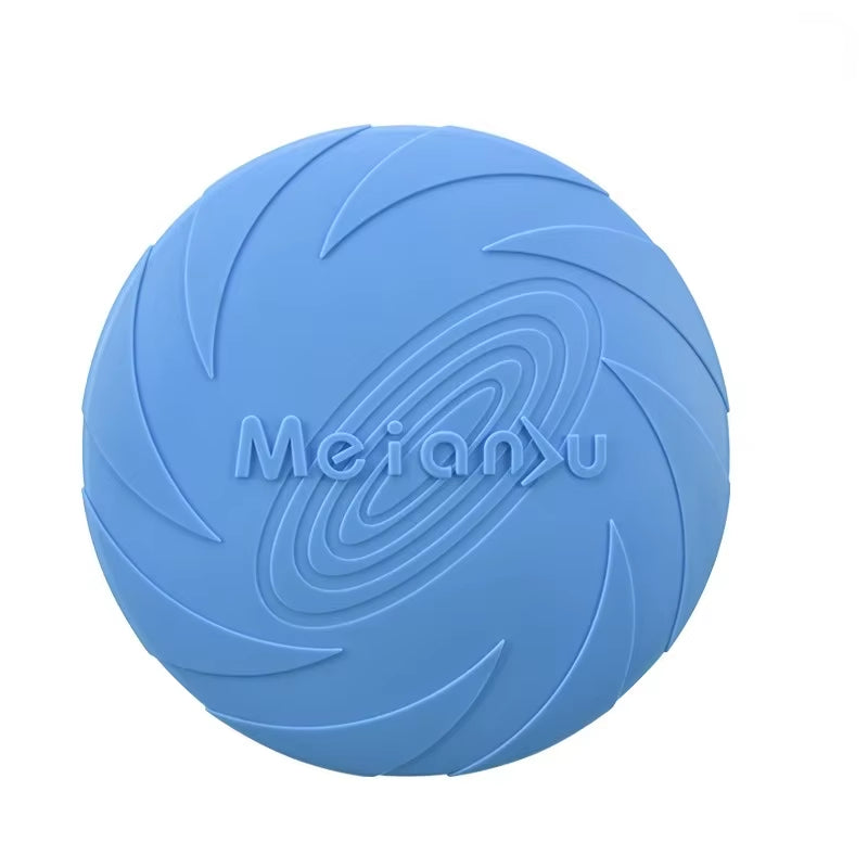 15/18/22Cm Fashion Dog Toy Flying Discs Pet Dogs Silicone Game Trainning Interactive Puppy Toys Puppy Pet Supplies