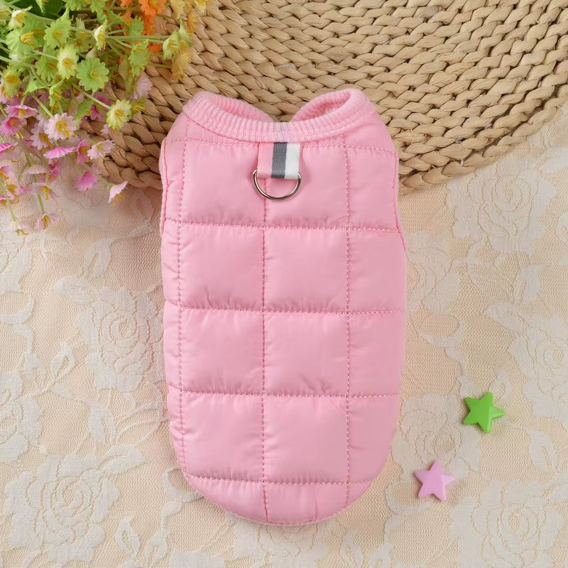 Winter Warm Dog Coat Jacket Windproof Pet Clothes for Small Dogs Padded Clothing Chihuahua Clothes Pet Supplies